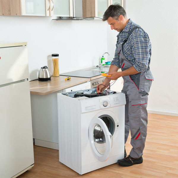 can you walk me through the steps of troubleshooting my washer issue in Chuckey